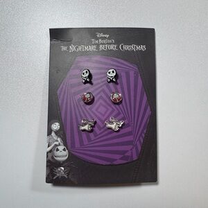 2/$25 The Nightmare Before Christmas Disney Pack of 3 Stud Earrings